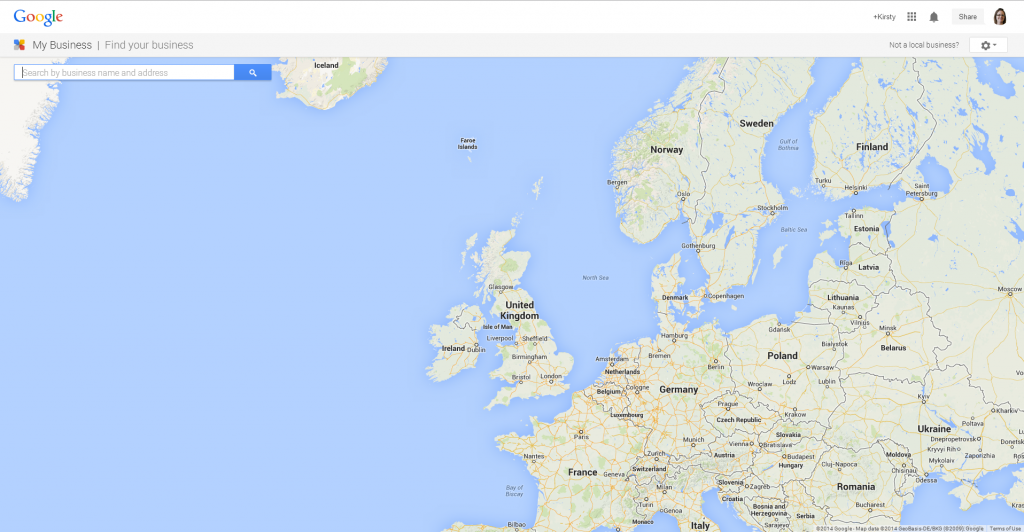 Google Plus Google Places listing setup