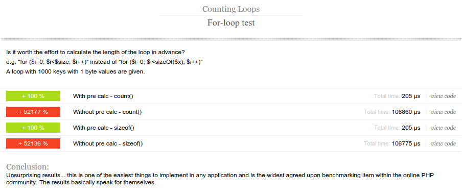 Optimising PHP - loops in PHP